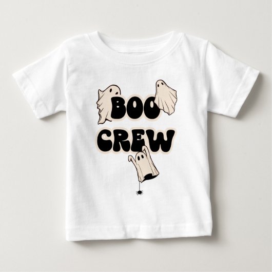 Retro Ghosts Boo Crew Halloween (Voorkant)