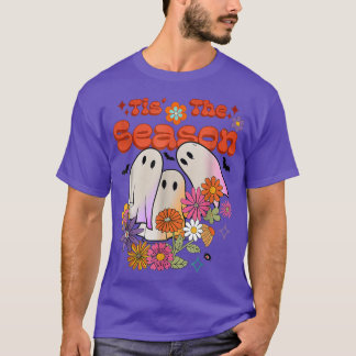 Retro Ghosts Funny Halloween Party Costuum T-shirt
