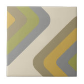 Retro Giant Diamonds Multicolored Tegeltje (Voorkant)