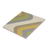 Retro Giant Diamonds Multicolored Tegeltje (Zijkant)