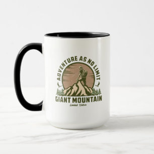 Retro Giant Mountain Hike Zonsondergang Mok