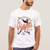 Retro Giants Willie Mays T-shirt (Voorkant)