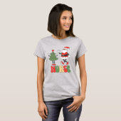 Retro Gift Grappig Nurse Doctor Christmas T-shirt (Voorkant volledig)