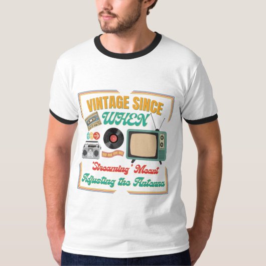  Retro Gift T-shirt - Retro Verjaardagscadeau (Voorkant)