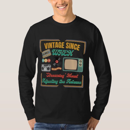 Retro Gift T-shirt - Retro Verjaardagscadeau (Voorkant)