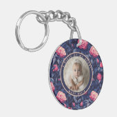 Retro Gifts For Coworkers Rose Sleutelhanger (Voorkant Links)