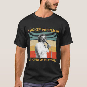 Retro Gifts Smokey Robinson de koning van Motown T-shirt