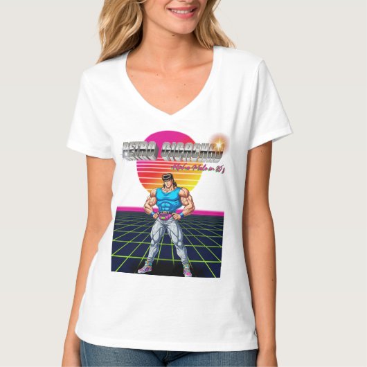 Retro Gigachad  T-shirt (Voorkant)