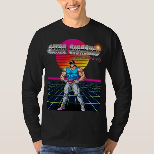 Retro Gigachad  T-shirt (Voorkant)