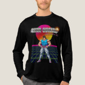Retro Gigachad Tri-Blend Shirt (Voorkant volledig)
