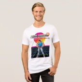 Retro Gigachad Tri-Blend Shirt (Voorkant volledig)