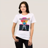 Retro Gigachad  Tri-Blend Shirt (Voorkant volledig)