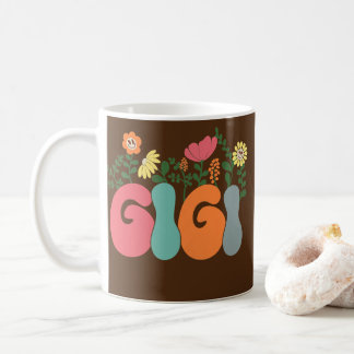Retro Gigi Best Gigi Ever Floral Koffiemok