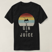  Retro Gin + Juice T-shirt (Design voorkant)