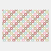 Retro Gingerbread Patroon Inpakpapier Vel (Voorkant 2)