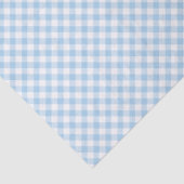 Retro Gingham Baby Blue Tissuepapier (Detail)
