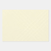 Retro Gingham Boter Geel Inpakpapier Vel (Voorkant 3)