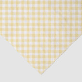 Retro Gingham Canary Yellow Tissuepapier (Detail)