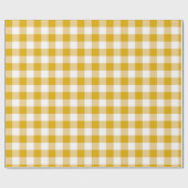Retro Gingham Check Plaid Patten in pastelkleuren Cadeaupapier (Vlak)
