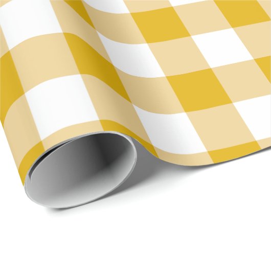 Retro Gingham Check Plaid Patten in pastelkleuren Cadeaupapier (Rol Hoek)