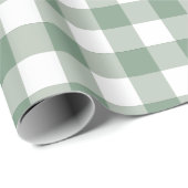 Retro Gingham Check Plaid Patten in pastelkleuren Cadeaupapier (Rol Hoek)