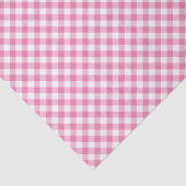 Retro Gingham Fuchsia Pink Tissuepapier (Detail)