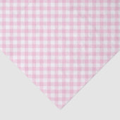 Retro Gingham Licht Roze Tissuepapier (Detail)