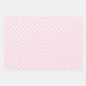 Retro Gingham Roze Inpakpapier Vel (Voorkant 3)