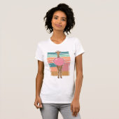 Retro Giraffe Bubblegum Graveer Shirt Ontwerp_1 (Voorkant volledig)