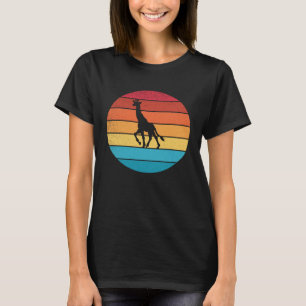 Retro Giraffe en schattig dier 7 T-shirt