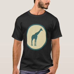 Retro Giraffe Wild Dier T-shirt