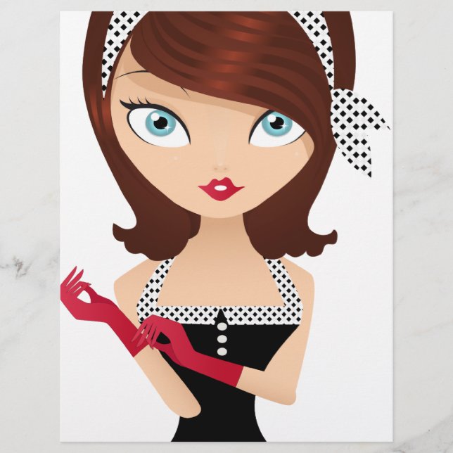 Retro Girl (Voorkant)