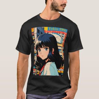 Retro Girl Cute Anime Tokio 80S T-shirt