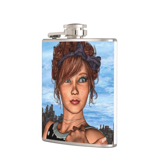 Retro Girl Heupfles (Links)