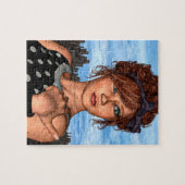 Retro Girl Legpuzzel (Horizontaal)