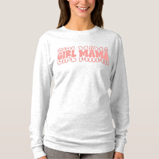 Retro Girl Mama T-shirt