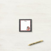 Retro Girl Post-it® Notes (Op bureau)