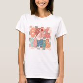 Retro Girl Power T-shirt (Voorkant)