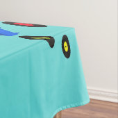 Retro Girl's nacht in Tablecloth Tafelkleed (Voorbeeld)