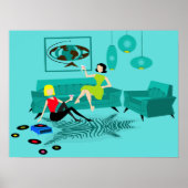 Retro GIrls ' Night in Poster (Voorkant)