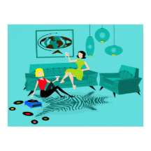 Retro GIrls ' Night in Poster