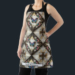 Retro Girly Art Deco Rainbow Butterfly Apron Schort<br><div class="desc">Sweet, colorful, and full of vintage charm, this girly retro Art Deco rainbow butterfly apron adds a playful touch of feminine style to your kitchen or creative space. The design features a beautiful butterfly with glowing rainbow wings surrounded by elegant Art Deco patterns inspired by the glamorous style of the...</div>