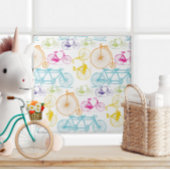  Retro Girly Fietspatroon Kinderkamer Decor Tegeltje