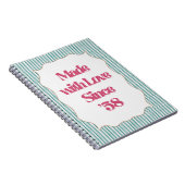 Retro Girly " Please" Afdrukken | Helder  Notitieboek (Rechterzijde)