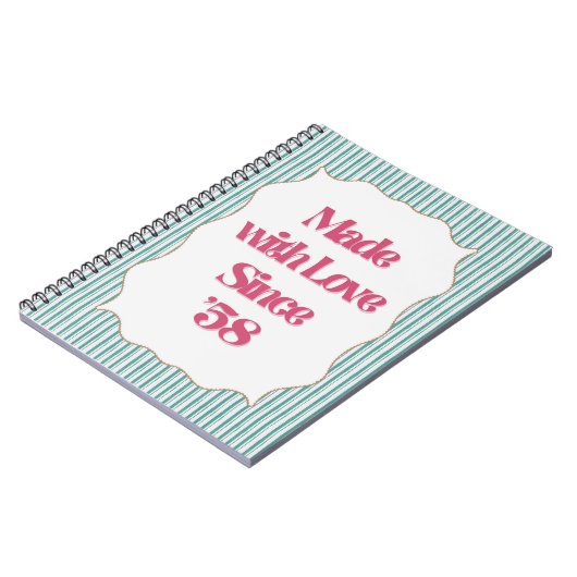 Retro Girly " Please" Afdrukken | Helder  Notitieboek (Linkerzijde)