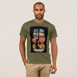 Retro gitaar geluid muzikant T-shirt