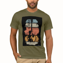 Retro gitaar geluid muzikant T-shirt