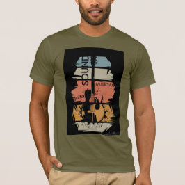 Retro gitaar geluid muzikant T-shirt