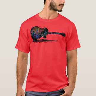  Retro gitaar geschenken gitarist muzikant Conc T-shirt