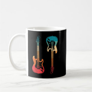 Retro Gitaar Gitarist Elektrische Basgitaar Rock M Koffiemok